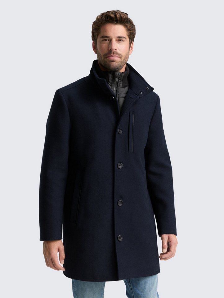 TOM TAILOR Wollmantel 2-in-1 Wollmantel mit abnehmbarer Innenjacke 2-in-1 Wollmantel mit abnehmbarer Innenjacke von TOM TAILOR