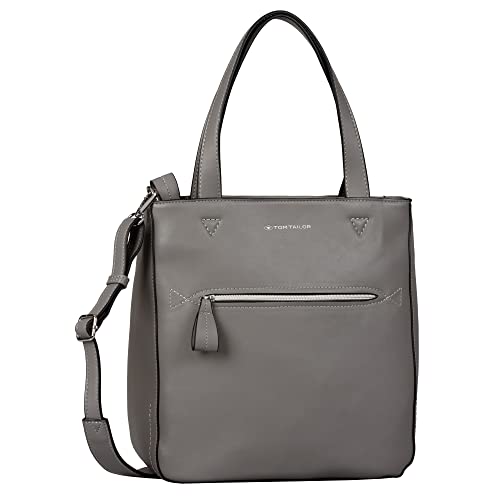 TOM TAILOR - Womenswear KARINE Damen Tragetasche L, mid grey, 30x14x31 von TOM TAILOR