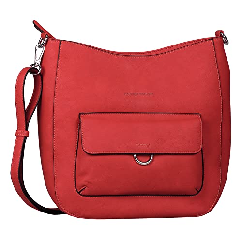 TOM TAILOR - Womenswear YOLANDA Damen Schultertasche one size, red, 33x16x28 von TOM TAILOR