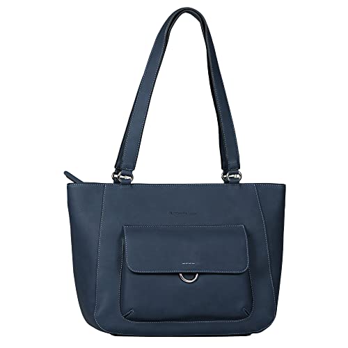 TOM TAILOR - Womenswear YOLANDA Damen Shopper M, dark blue, 42x21x27 von TOM TAILOR