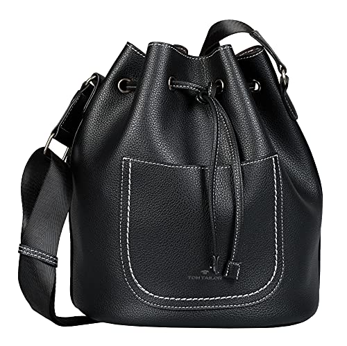 TOM TAILOR- Julica, Damen, Schultertasche (Beutel), one size, Schwarz, 25x23x30 cm von TOM TAILOR