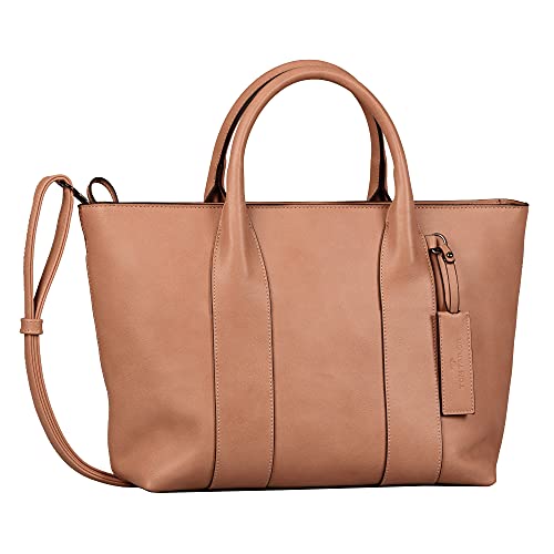 TOM TAILOR bags KALEA Damen Shopper M, rosewood, 39x11,5x27,5 von TOM TAILOR