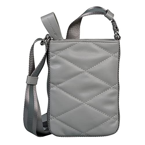 TOM TAILOR Mica Damen Handytasche Umhängetasche Mittelgroß Grau von TOM TAILOR