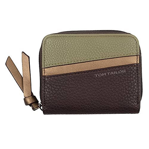 TOM TAILOR bags SORAYA Damen Geldbörse one size, mixed brown, 11,5x2,5x9,5 von TOM TAILOR