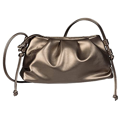 TOM TAILOR bags VIOLA Damen Umhängetasche S, old silver, 24x8x14 von TOM TAILOR