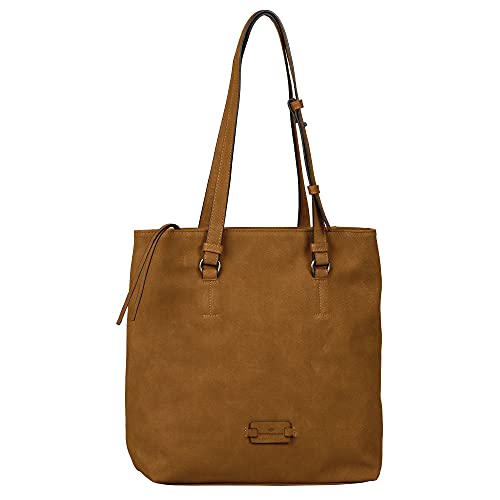 TOM TAILOR bags YARINA Damen Shopper L, cognac, 28x13,5x32 von TOM TAILOR