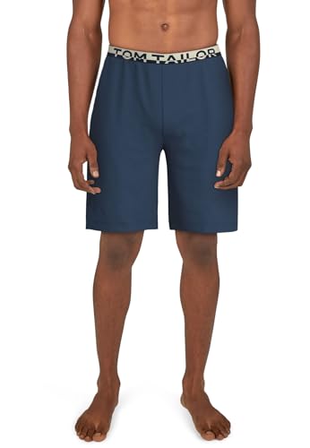 TOM TAILOR kurze Herren Schlafhose Bermuda (Dunkelblau, 56) von TOM TAILOR