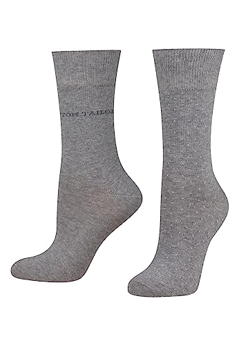 Tom Tailor Socks Damen 9519 Socken, Grau, 39 von TOM TAILOR