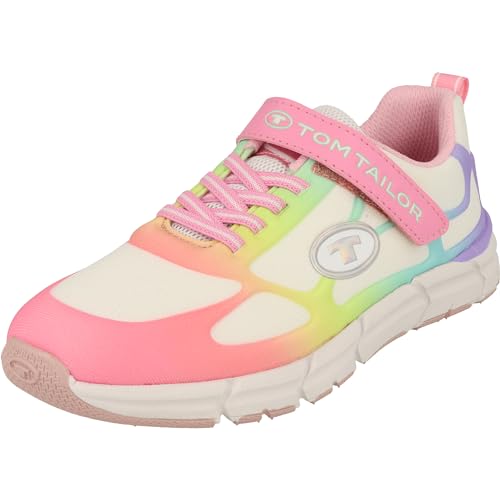 Tom Tailor 6370250012 Sneaker, White-Rose-Multi, 27 EU Tom Tailor 6370250012 Sneaker, White-Rose-Multi, 27 EU von TOM TAILOR