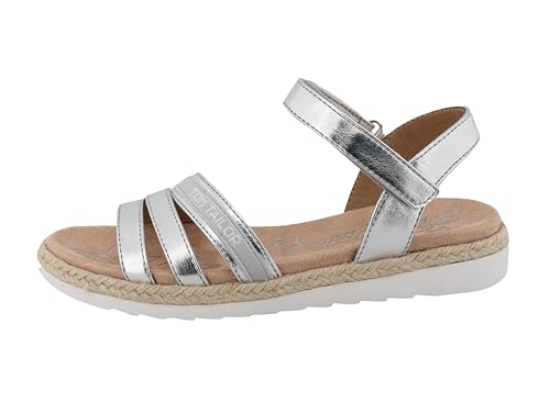Tom Tailor 7470090004 Sandale, Silver, 40 EU Tom Tailor 7470090004 Sandale, Silver, 40 EU von TOM TAILOR