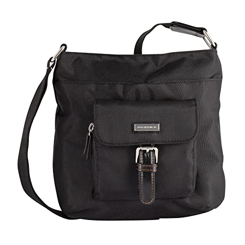 TOM TAILOR Rina Damen Hobo Bag Schultertasche Mittelgroß Schwarz von TOM TAILOR