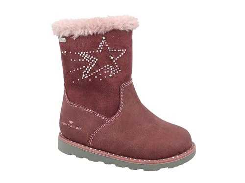 Tom Tailor Baby-Mädchen 2170002 Halblange Stiefel, Old Rose, 20 EU von TOM TAILOR