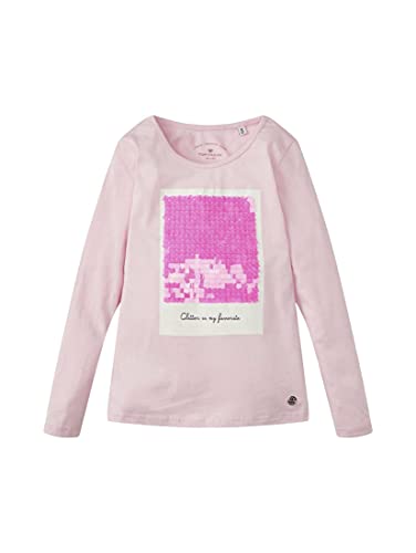 Tom Tailor Baby-Mädchen Langarmshirt T-Shirt, Lilac Sachet|Rose, 92/98 von TOM TAILOR