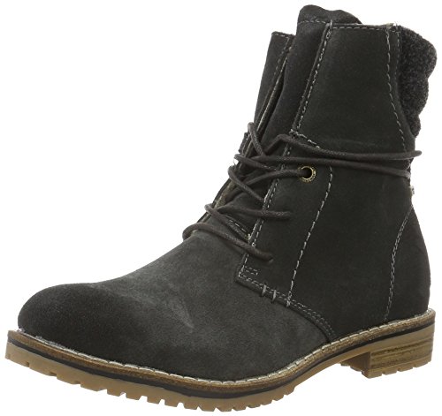 Tom Tailor Damen 1693604 Kurzschaft Stiefel, Grau (Tar) von TOM TAILOR