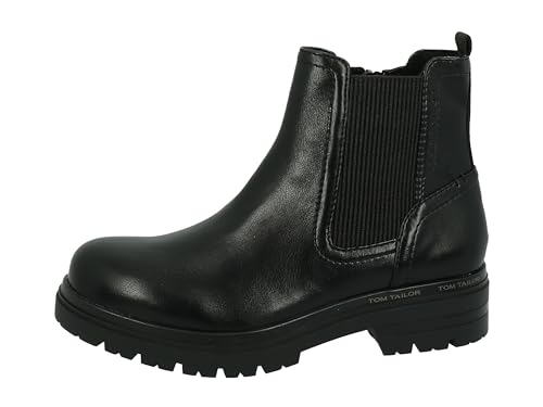 Tom Tailor Damen 4290506 Stiefelette, Black, 38 EU Tom Tailor Damen 4290506 Stiefelette, Black, 38 EU von TOM TAILOR