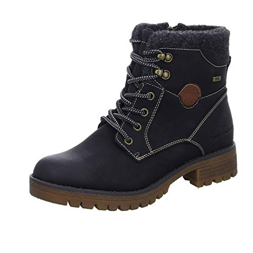 Tom Tailor Damen 4290100023 Mode-Stiefel, Black, 39 EU von TOM TAILOR