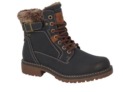 Tom Tailor Damen 4290220003 Mode-Stiefel, Navy, 39 EU von TOM TAILOR