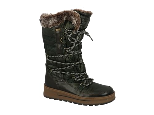 Tom Tailor Damen 4291206 Schneestiefel, Khaki, 38 EU von TOM TAILOR