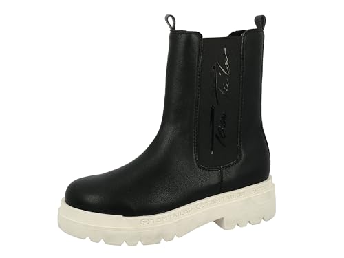 Tom Tailor Damen 4294004 Chelsea-Stiefel, Black, 41 EU Tom Tailor Damen 4294004 Chelsea-Stiefel, Black, 41 EU von TOM TAILOR