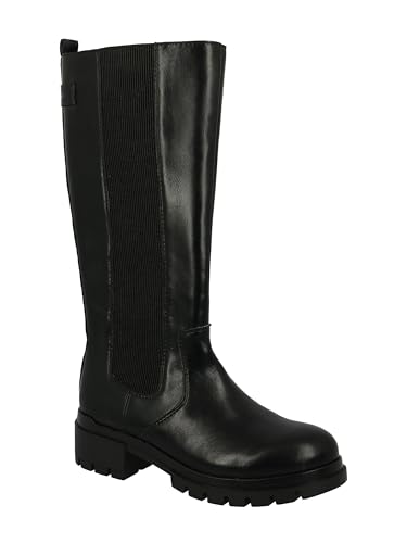 Tom Tailor Damen 4294201 Kniehohe Stiefel, Black, 38 EU von TOM TAILOR