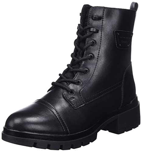 Tom Tailor Damen 4294204 Halblange Stiefel, Black, 38 EU von TOM TAILOR