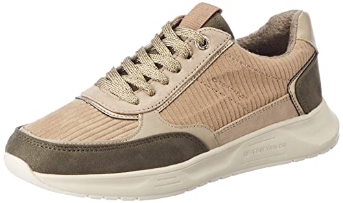 Tom Tailor Damen 4298204 Sneaker, Khaki-beige, 39 EU Tom Tailor Damen 4298204 Sneaker, Khaki-beige, 39 EU von TOM TAILOR