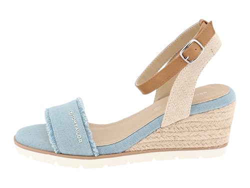 Tom Tailor Damen 5390040017 Keilsandale, Sky, 41 EU Tom Tailor Damen 5390040017 Keilsandale, Sky, 41 EU von TOM TAILOR