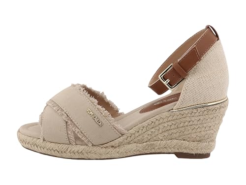 Tom Tailor Damen 5390090019 Keilsandale, Sand, 37 EU von TOM TAILOR