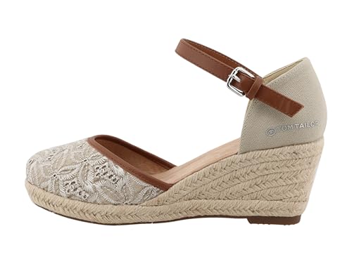 Tom Tailor Damen 5390090022 Keilsandale, Sand, 41 EU Tom Tailor Damen 5390090022 Keilsandale, Sand, 41 EU von TOM TAILOR