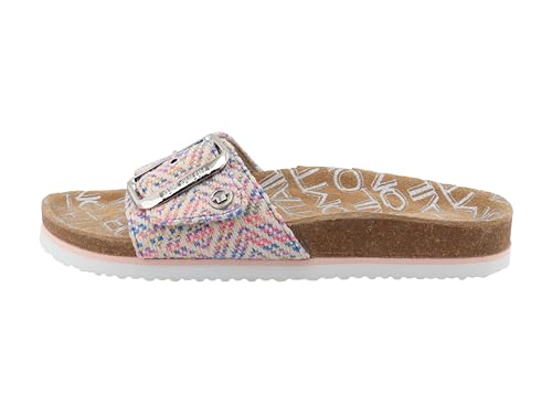 Tom Tailor Damen 5390340033 Schiebe-Sandalen, Blue-Multi, 42 EU von TOM TAILOR