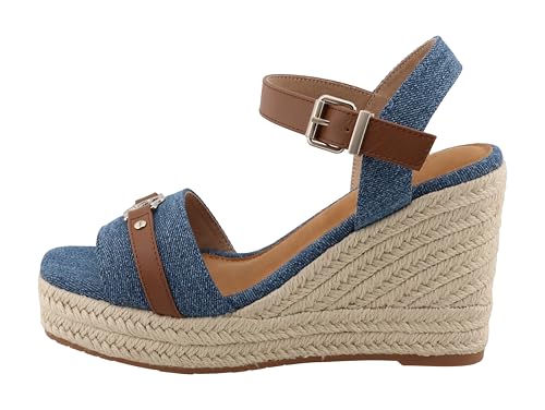 Tom Tailor Damen 5390900023 Keilsandale, Denim, 40 EU von TOM TAILOR