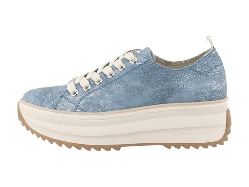 Tom Tailor Damen 5390910019 Sneaker, Jeans, 39 EU von TOM TAILOR