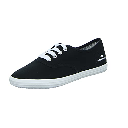 Tom Tailor Damen 5392401 Sneaker, Black, 37 EU von TOM TAILOR