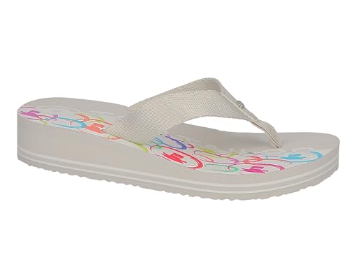 Tom Tailor Damen 5393302 Flipflop, Ltgrey Multi, 42 EU von TOM TAILOR