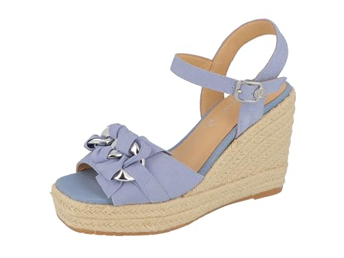 Tom Tailor Damen 5399004 Keilsandale, Sky, 42 EU von TOM TAILOR