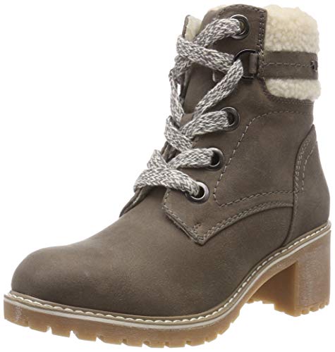 Tom Tailor Damen 5890904 Stiefeletten, Grau (Lava 01754) von TOM TAILOR