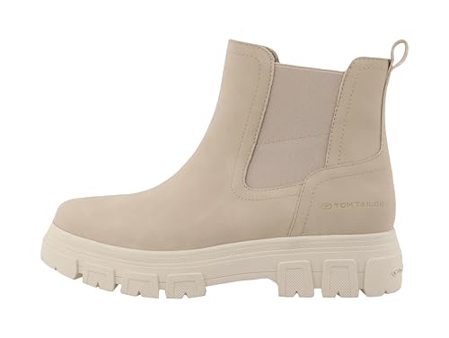 Tom Tailor Damen 6390890022 Mode-Stiefel, Cream, 40 EU Tom Tailor Damen 6390890022 Mode-Stiefel, Cream, 40 EU von TOM TAILOR