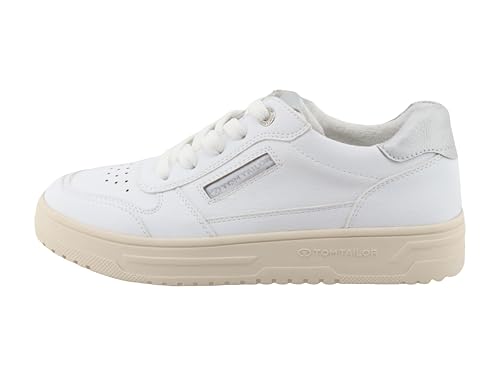 Tom Tailor Damen 7490010017 Sneaker, White, 42 EU von TOM TAILOR