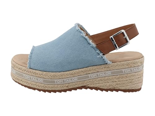 Tom Tailor Damen 7490040001 Keilsandale, LtBlue, 41 EU Tom Tailor Damen 7490040001 Keilsandale, LtBlue, 41 EU von TOM TAILOR