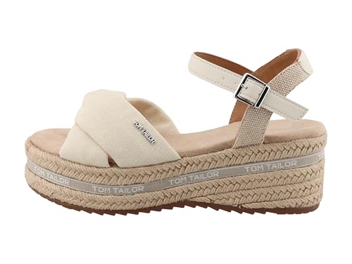 Tom Tailor Damen 7490040003 Keilsandale, ltcream, 39 EU Tom Tailor Damen 7490040003 Keilsandale, ltcream, 39 EU von TOM TAILOR
