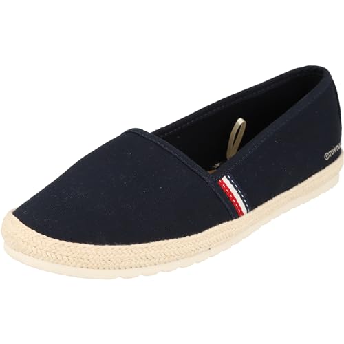 Tom Tailor Damen 7490090001 Flacher Slipper, Navy, 36 EU von TOM TAILOR