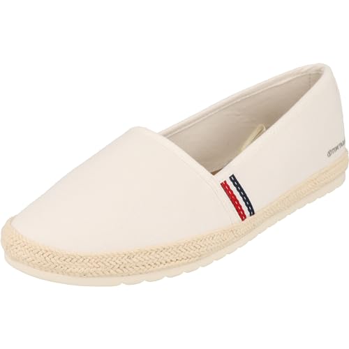 Tom Tailor Damen 7490090001 Flacher Slipper, White, 37 EU von TOM TAILOR