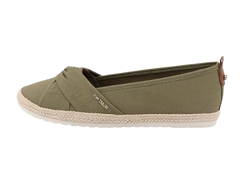 Tom Tailor Damen 7490090004 Flacher Slipper, Green, 36 EU Tom Tailor Damen 7490090004 Flacher Slipper, Green, 36 EU von TOM TAILOR