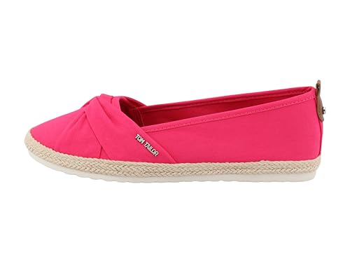 Tom Tailor Damen 7490090004 Flacher Slipper, pink, 37 EU von TOM TAILOR