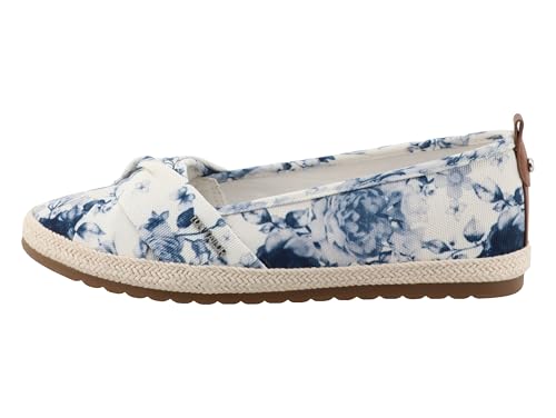 Tom Tailor Damen 7490090019 Flacher Slipper, Blue-Multi, 38 EU von TOM TAILOR