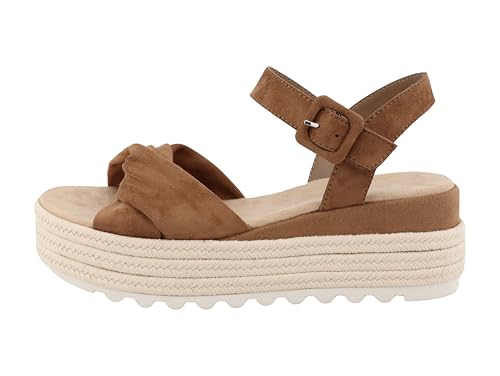 Tom Tailor Damen 7490110001 Sandale, dksand, 40 EU von TOM TAILOR