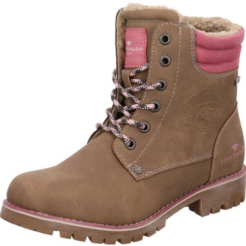 Tom Tailor Damen 7970802 Stiefeletten, Beige (Beige 00006) von TOM TAILOR