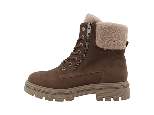 Tom Tailor Damen 8490120005 Mode-Stiefel, dkfango, 39 EU von TOM TAILOR