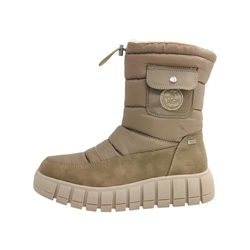 Tom Tailor Damen 8490710007 Schneestiefel, dksand, 38 EU von TOM TAILOR