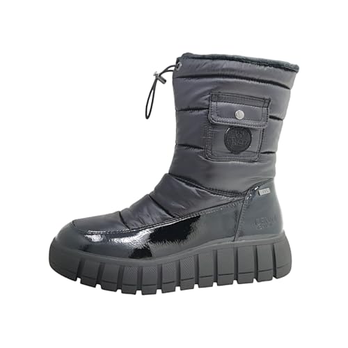 Tom Tailor Damen 8490710008 Schneestiefel, Black, 39 EU von TOM TAILOR